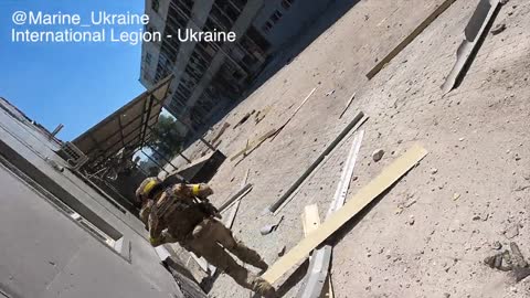 urban fighting in the western part of Severodonetsk