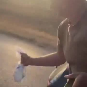 Russian People Give Cigarettes and Food to the Soldiers on Their Way to the SMO Zone