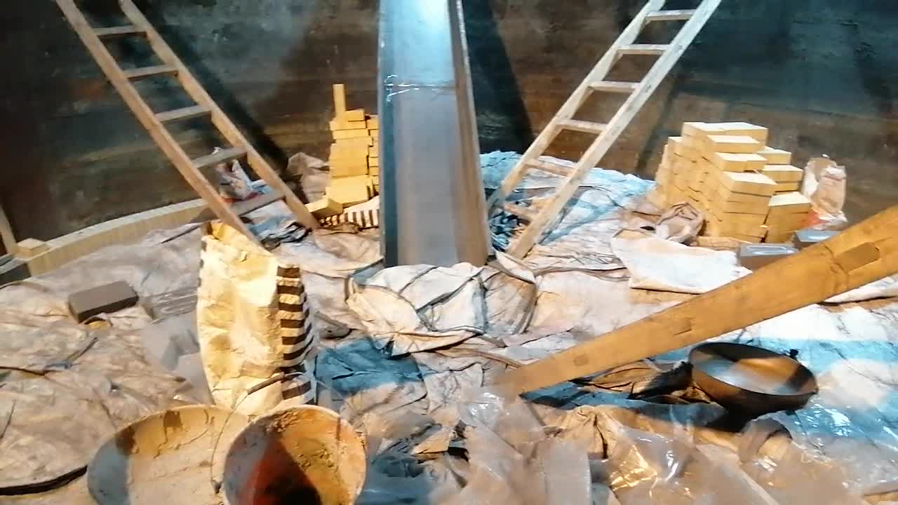 Furnace No 3 lining