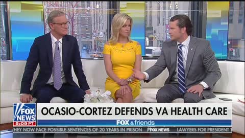 Pete Hegseth unloads on Ocasio-Cortez for 'mindless' take on VA