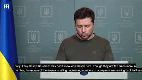 Zelensky speech latest_ Ukraine President tells Russia 'We don't give up what's ours'