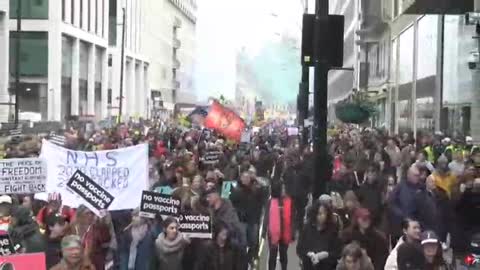 UK Vaccine protests