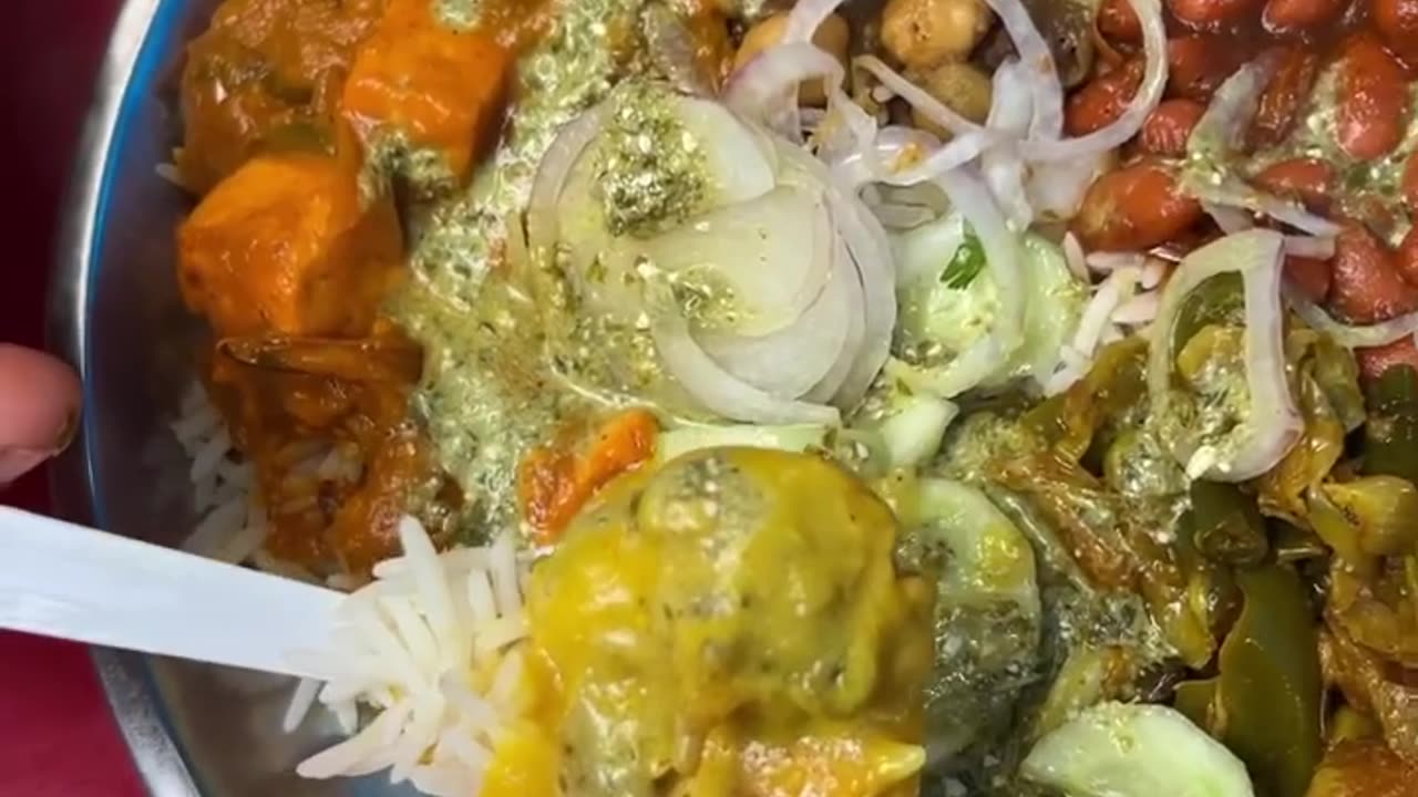 Delhi rice #platter must try delicious 🤤