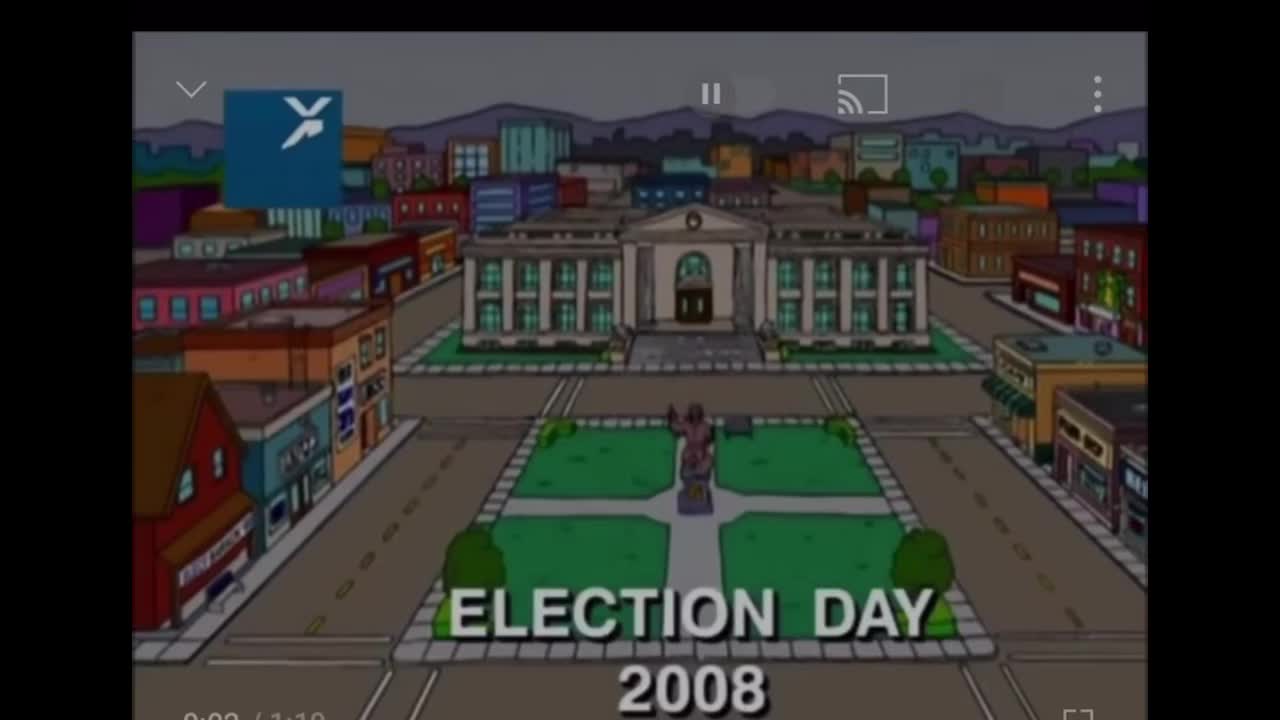 Simpson’s 2020 election prediction