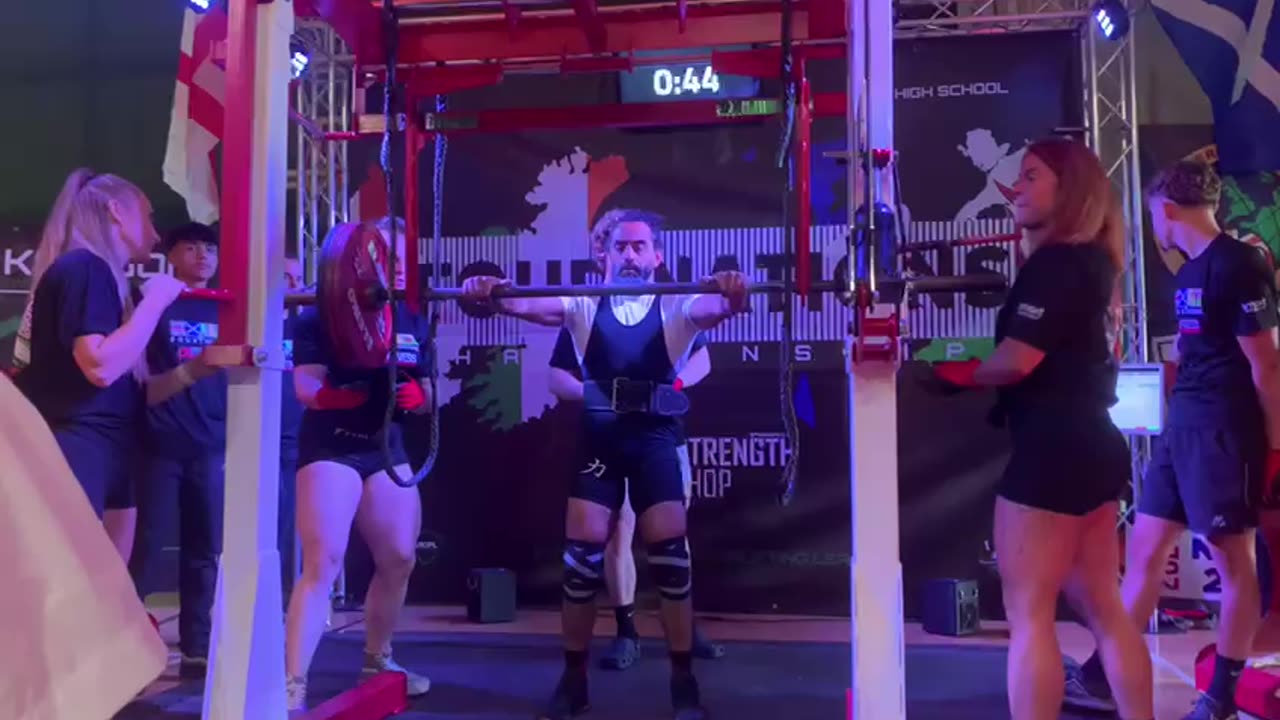 Pt Sewey's Remarkable Squat at the 2024 4 Nation On-Platform Powerlifting Championships