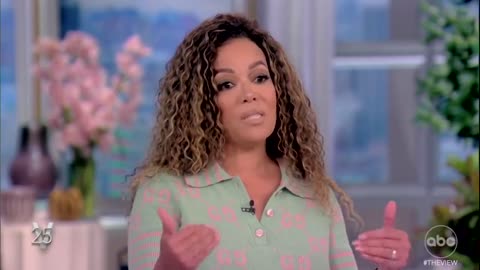 Racist Sunny Hostin on 'The View' thinks 'Straight white men' should be censored! *See Description*