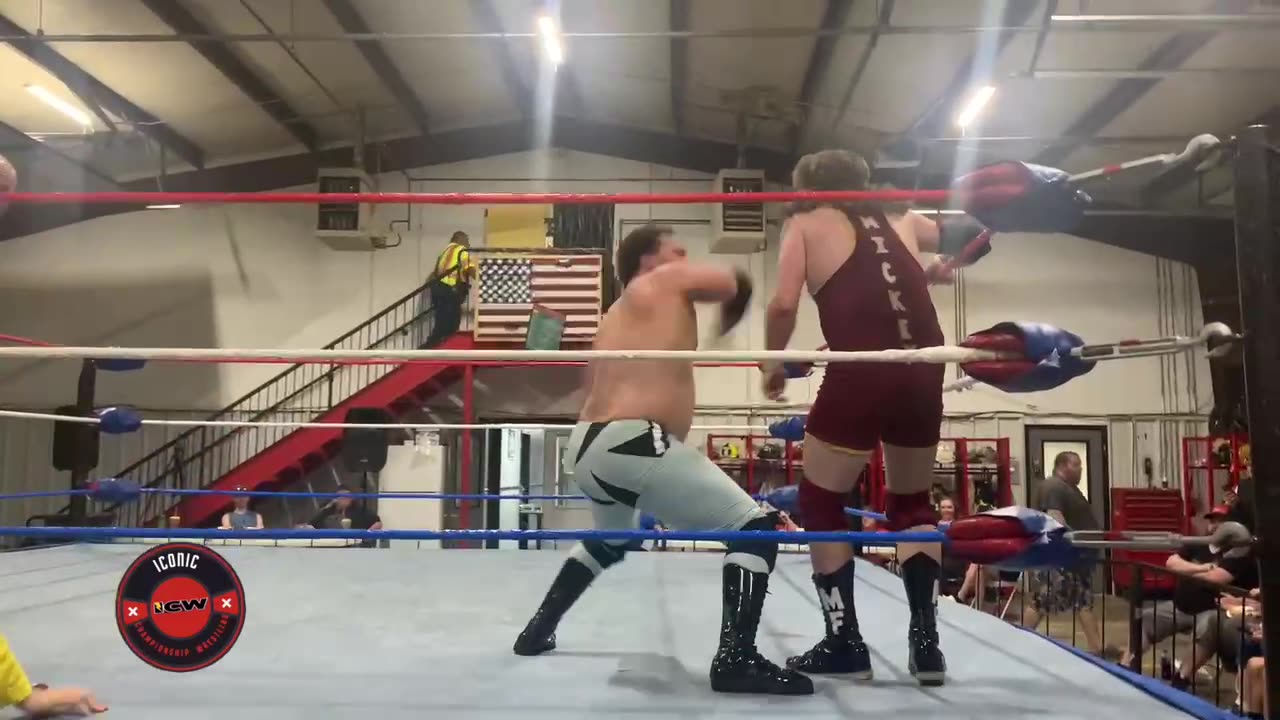 ICW:(AIWF Mid Atlantic TV Championship)(C)Mickey Fulp vs Yela Man