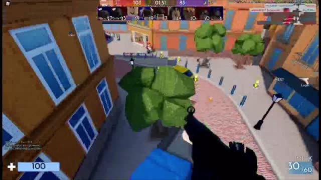 Playing Arsenal on Rblx!