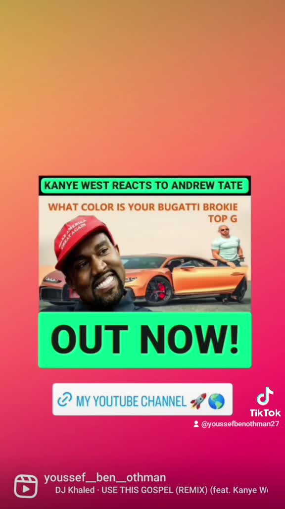 Kanye West Reacts To Andrew Tate ёяшв