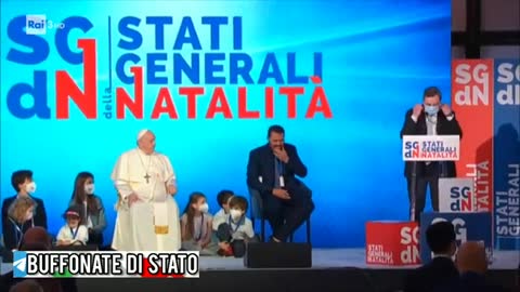 Covid19, mascherine: Bergoglio-Draghi, bambini