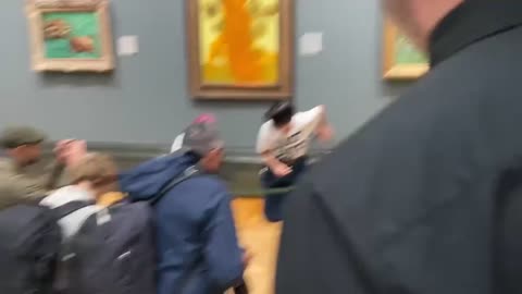 Activists in U.K. court after soup thrown at Van Gogh painting