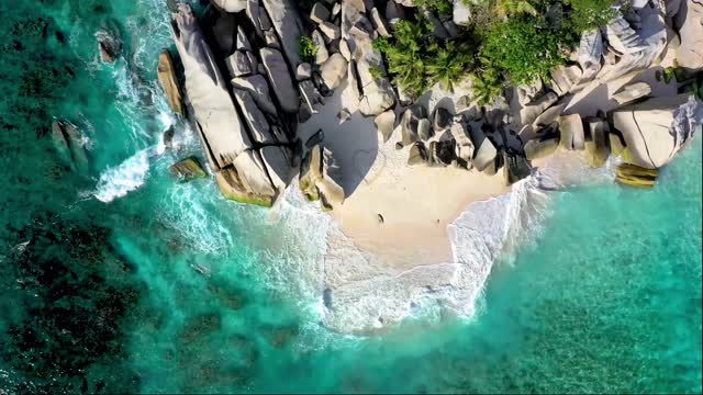 Sea view and Sea waves crashing