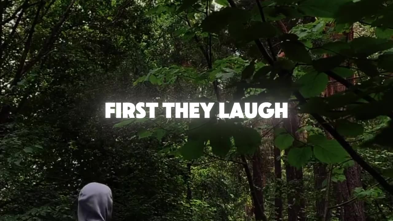 First they laugh .