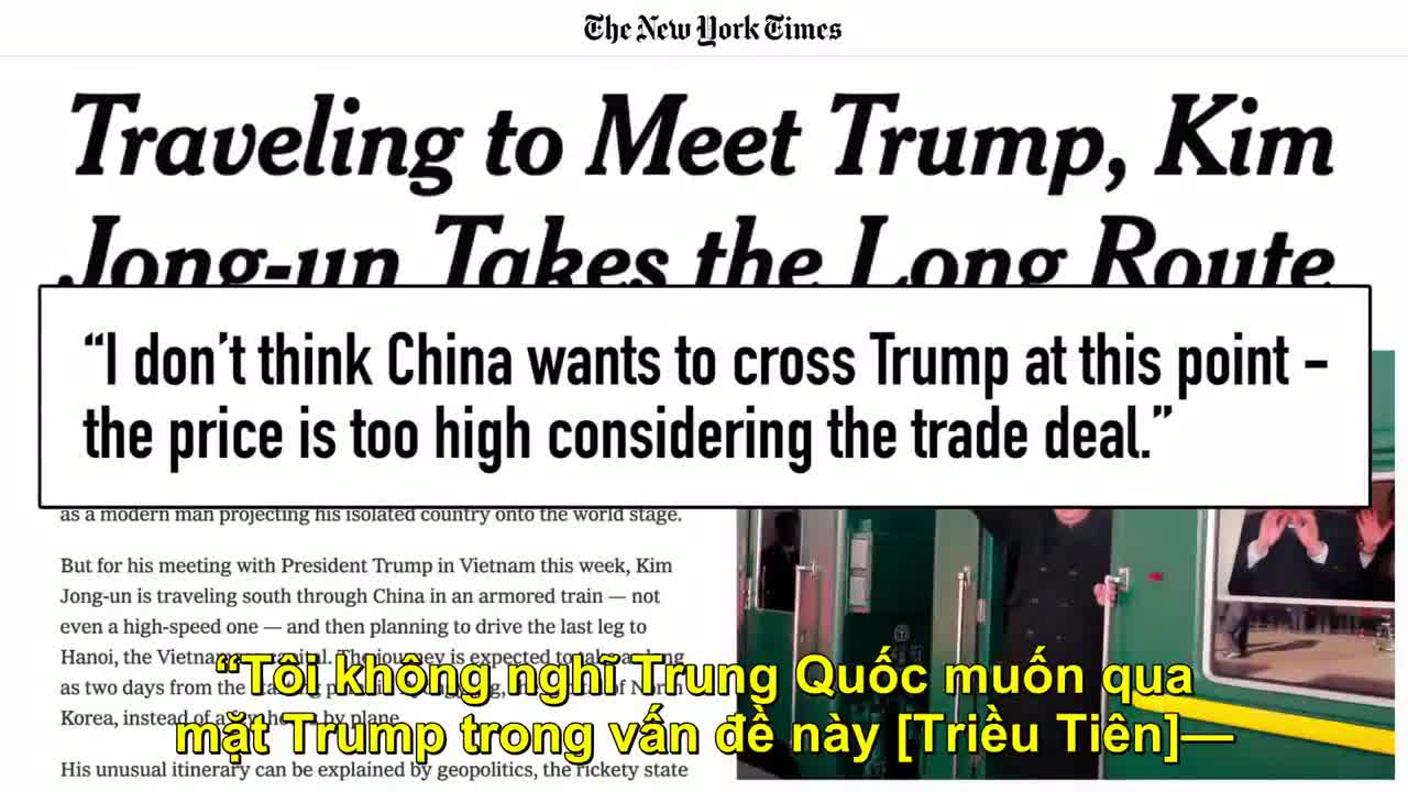 Trump Cảnh Báo Trung Quốc Qua Hội Đàm Với Bắc Triều Tiên