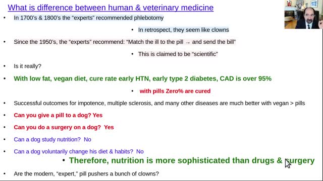 What's the difference between animal and human medicine?