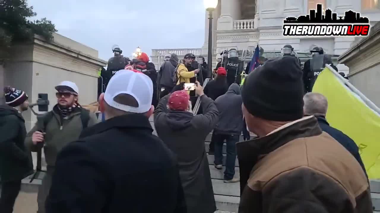 The Rundown Live Captures Jan 6th Footage from the Front Gates of DC Capitol Hill