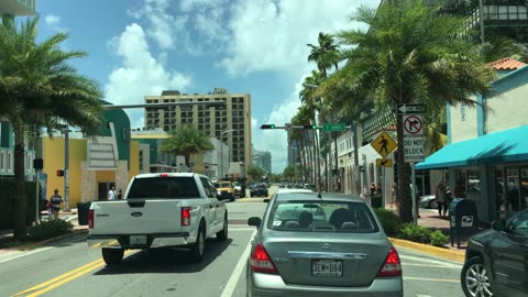 Driving Downtown - Miami Beach 4K - USA.mp4