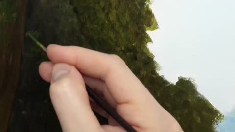 Painting Large Foreground Trees