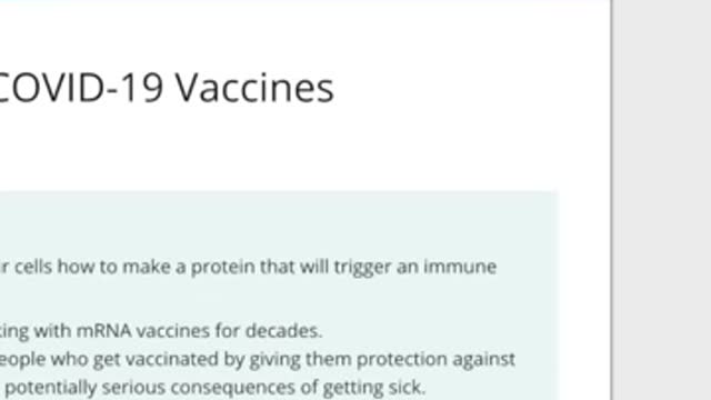 CDC stealthily edited mRNA details on It's site.