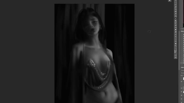 The beauty in the picture is too beautiful, is this a PS painting? 03.