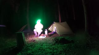 GoPro night lapse of having a vlog next to the Lanshan 2