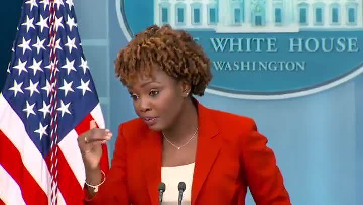 Karine Jean-Pierre: "We are stronger economically than we have been in history."