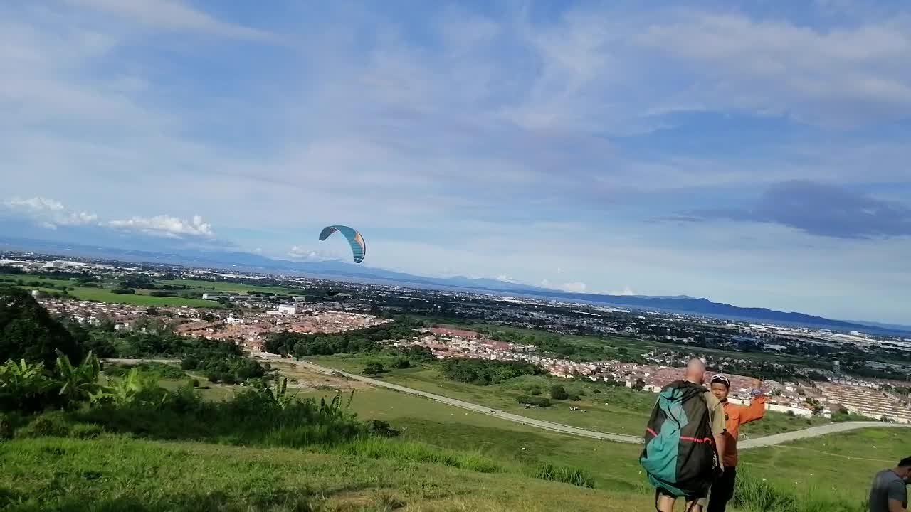 Enjoying the view at this beautiful Paragliding site