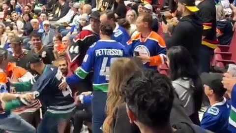 Hockey Season In Vancouver Started With A Giant Brawl In The Stands