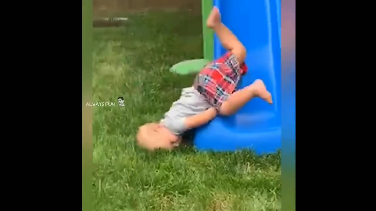 Cute baby funny fails
