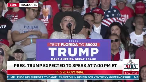 PRESIDENT TRUMP LIVE IN HIALEAH FLORIDA