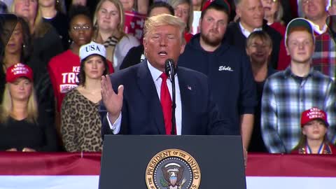 President Trump holds rally in Michigan after being 'FAKE' impeached 2019