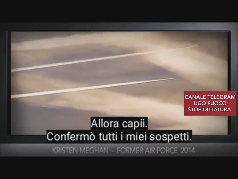 🔴💣CAPO AEREONAUTICA, CONFESSIONE PAZZESCA SULLE SCIE CHIMICHE