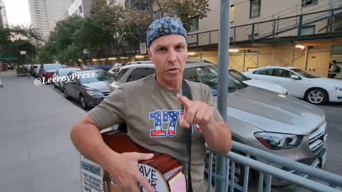 NEW YORKER Takes a moment to send a message to NYZ Mayor 15th Sept