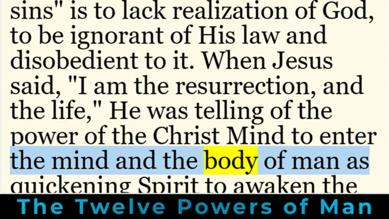 THE TWELVE POWERS OF MAN By Charles Fillmore