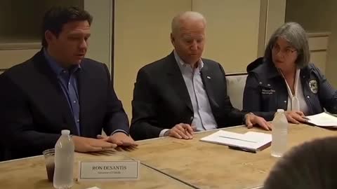 DeSantis Signing A Bill With Joe Using Elite Symbol
