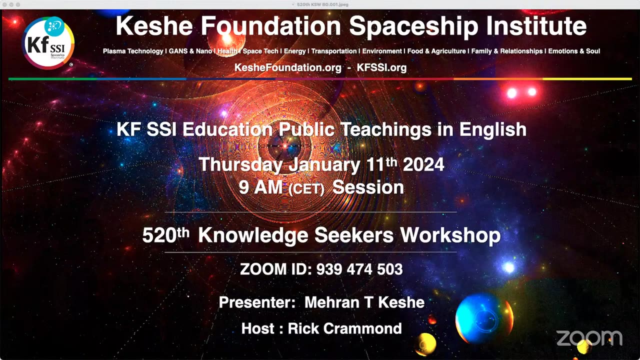 520th Knowledge Seekers Workshop; January 11, 2024