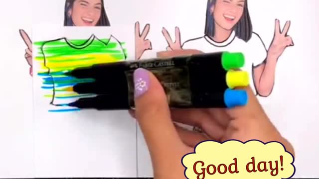 Which one is your favorite 1 💚 or 2💖 #drawing #art #draw #shorts