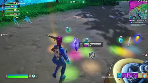 Victory Royale! outside Knotty Nets #1 Fortnite Family Squads YgrandZ Bursty Scoby