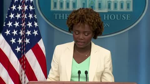 Karine Jean-Pierre: "When we talk about recession ... what we look at and what we speak to, is the facts..."