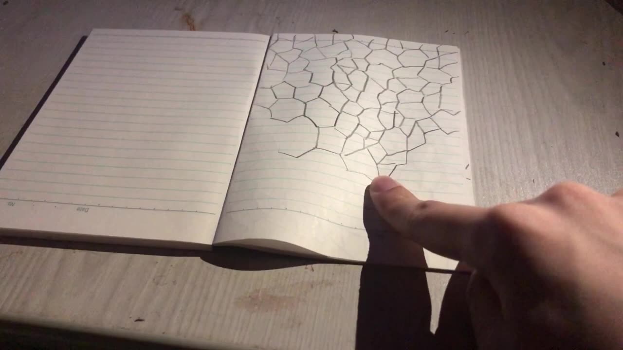 If you place your pencil-polished index finger on it...