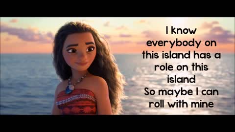 Moana - How Far I'll Go (Lyrics)