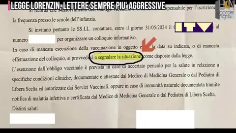 La prova della disperazione del Sistema per la pesante riduzione delle vaccinazioni pediatriche
