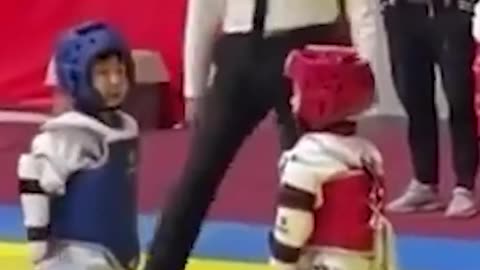 Cute Kids Martial Art