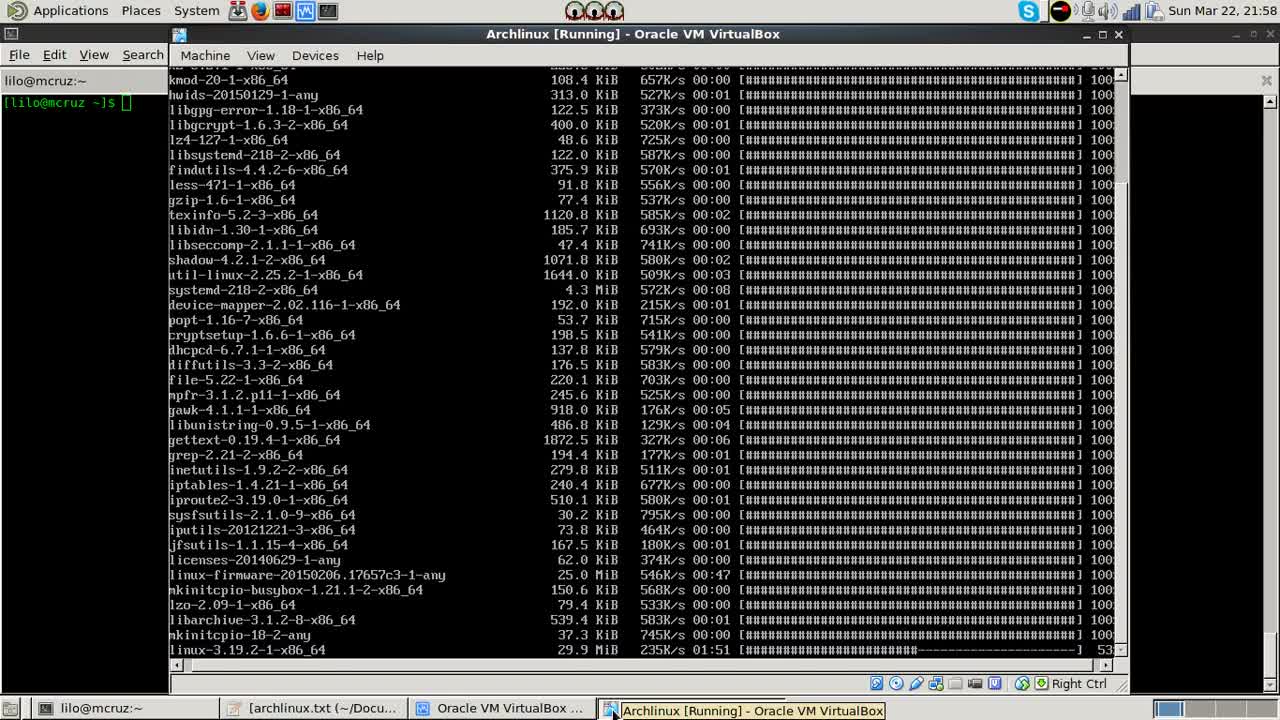 ArchLinux UEFI installation