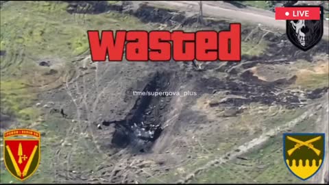 Ukrainian Destroy 2 Russian Self-Propelled Howitzers _Akatsiya_.