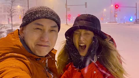 Snowstorm in Toronto 2021