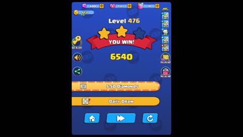 Bricks Ball Crusher Level 476 walkthrough