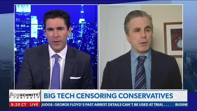 THE GREAT SUPPRESSION: "Conservatives Aren't Welcome on Big Tech Platforms Anymore"