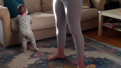 Mom Quarantine Yoga. So Relaxing. So Peaceful.