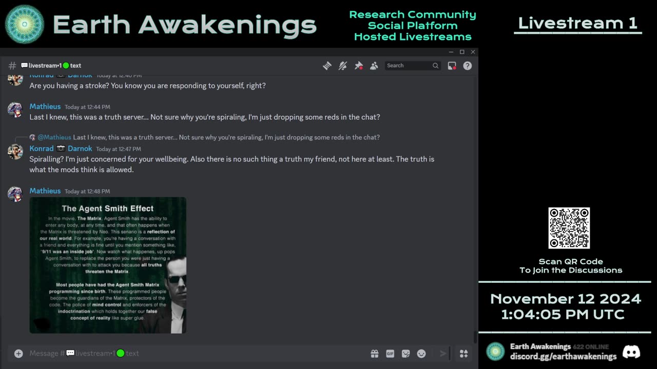 Earth Awakenings - Livestream 1 - #1984